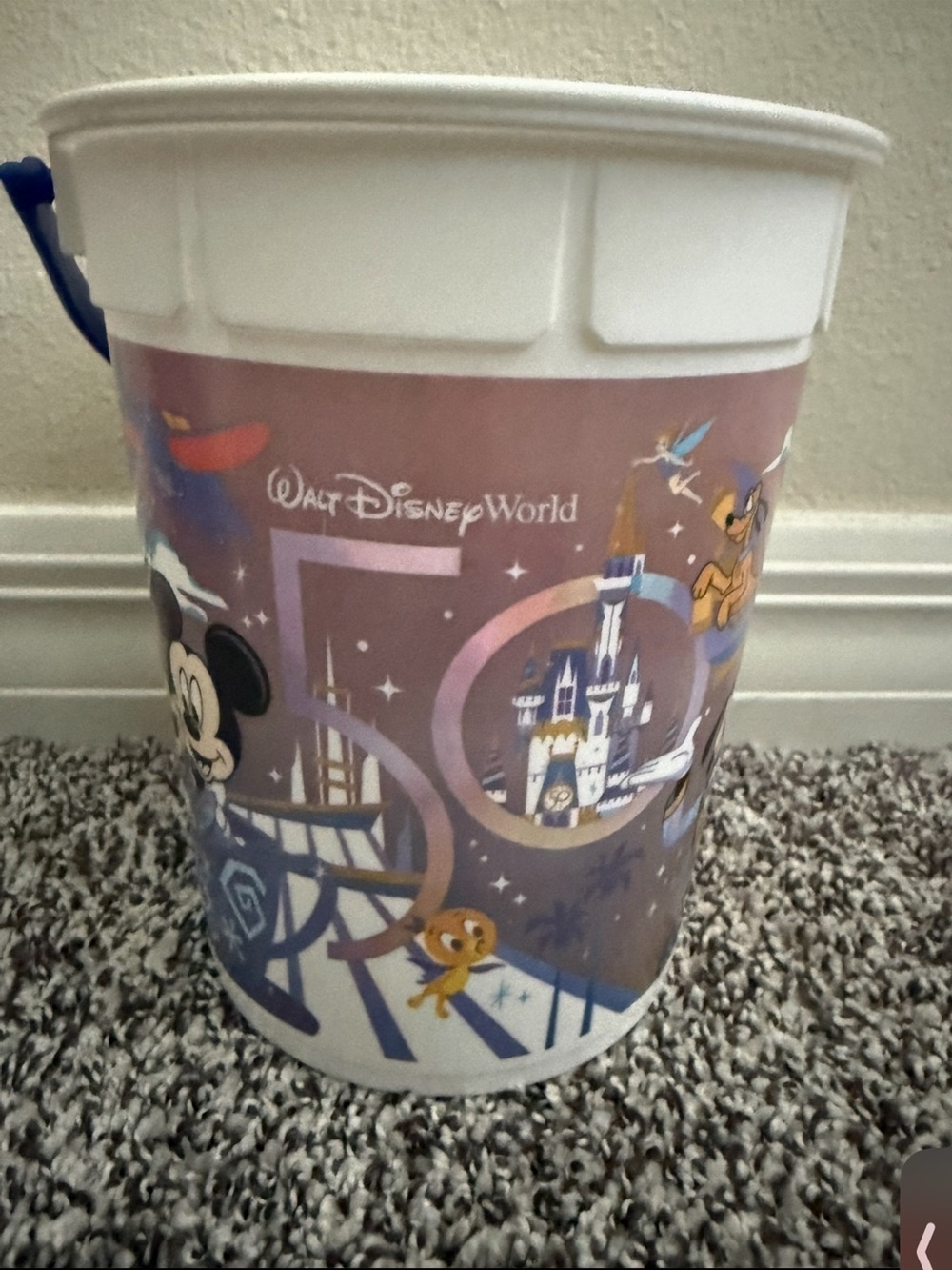 Walt Disney World 50th Anniversary Popcorn Bucket